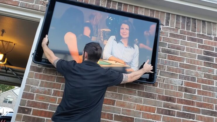 Mount a TV Outside